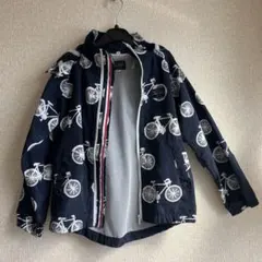 キッズ　ウィンドブレーカー　自転車柄ジャケット 120