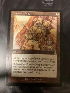 Powder Keg 火薬樽　foil mtg Amazon.co.jp: MTG PROMO 火薬樽 英語 FOIL1枚 powder keg DCI