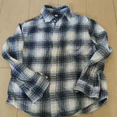 UNIQLO チェック柄 長袖シャツ 130サイズ