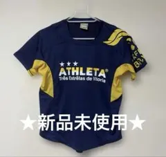 【新品未使用】ATHLETA アスレタ プラクティスシャツ ネイビーのサムネイル