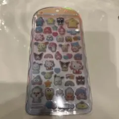 コットンパフィーシール　サンリオキャラクターズ