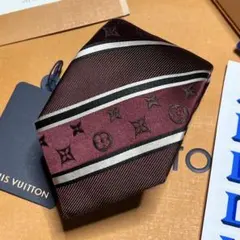 新品✨箱袋付❗️LOUIS VUITTON ネクタイ メンズ シルク モノグラム