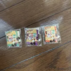 非売品！ディズニーシーリズムオブワールドピンバッジ3個セット　ミッキー、チデ