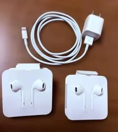 Apple EarPods Lightningコネクタ 充電器セット