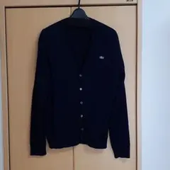 ☆　美品　レア　ラコステ　LACOSTE　カーディガン　XL 相当　ネイビー