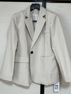 Lady like テーラードジャケット アイボリー Mサイズのサムネイル