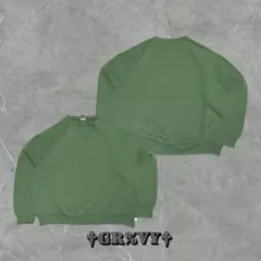 ま*様 古着 レアカラー 00s RUSSELL 無地 スウェット トレーナー