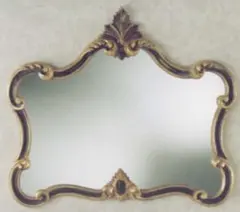 イタリア製 アンティーク風　ゴールド ウォールミラー