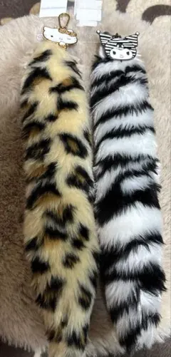 サンリオ アニマル柄 しっぽチャーム 2個セット