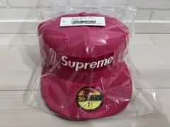 【新品未使用】 Supreme 59FIFTY キャップ　7 1/2 ピンク
