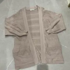 RODEO CROWNS ピンク カーディガン FREE