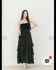 Randy 2wayチュールニットワンピース | Mercari
