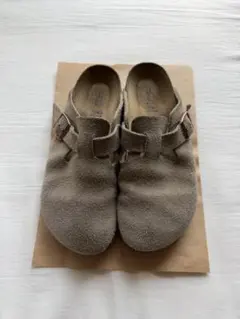 じ*ん様 BIRKENSTOCK BOSTON TAUPE 標準幅 40 - メルカリ