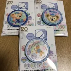 ダッフィー 20周年　カラフルハピネス　ワッペン