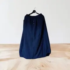y*ん様 ☆未使用品☆バルーン風ロングスカート ネイビー