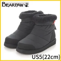 新品 ベアパウ BEARPAW スノーブーツ レディース ブラック 22cm