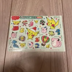 ピカチュウとうめいシール　第3弾