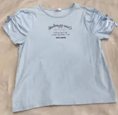 JENNI LOVE 半袖Tシャツ 150 水色 パフスリーブ リボンのサムネイル