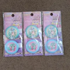 名探偵プリキュア クリップ缶バッジ キュアエクレール シュシュタン 4