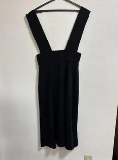 DAZY ジャンパースカート サロペットスカート フレアスカート黒 M