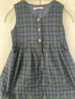 FAMILIAR チェック柄ワンピース