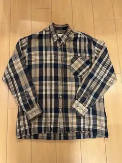 THE FLAGSHIP 長袖ネルシャツ 39/40 チェック柄