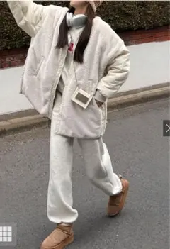 GRLファーコンビブルゾン[kd35]