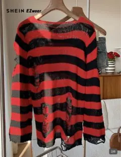 【SHEIN】EZwear オフショルダー セーターM