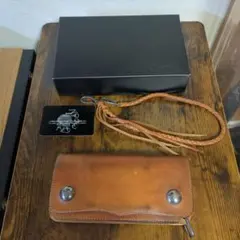 REDMOON レッドムーン レザー ロングウォレット 長財布 シルバーカップ