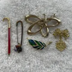 ヴィンテージ風　ブローチ　おまとめ　#79