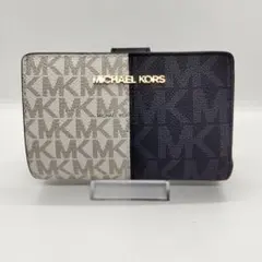 MICHAEL KORS　二つ折り財布　ツートンカラー　ホワイト　ブラックのサムネイル