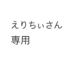 えりちいさん 専用