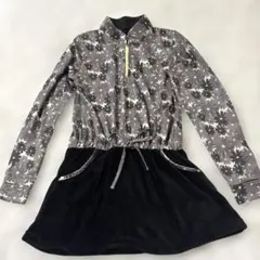 FlLA 異素材切り替え 花柄 ワンピース ゴルフ テニス Mサイズ