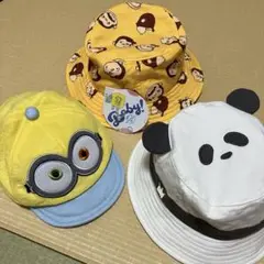 未使用 バースデイ プティマイン おさるのジョージ 帽子 3点セット
