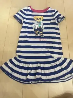 POLO RALPH LAUREN 半袖 ボーダー ポロベア 5T