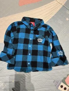 BABY DOLL チェック柄シャツ 90cm