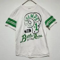 ギャップキッズ プリント 半袖Tシャツ クルーネック S相当 白 綿 通学のサムネイル