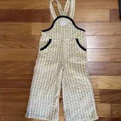 & mignon 花柄オーバーオール