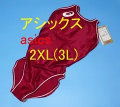 新品】2XLサイズ ネイビー＆ピンク アシックスasics 競泳水着 - メルカリ