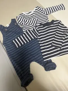 ボーダー3点セット　サイズ80cm