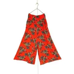 アズールバイマウジー ガウチョパンツ 花柄　総柄　S ワイド