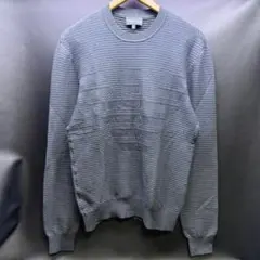◉Ad左1008 EMPORIO ARMANI ニット ダークグレー Sのサムネイル