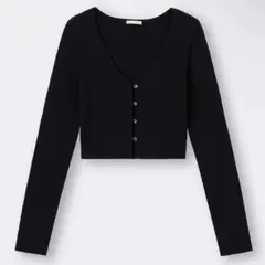 GU UVカットクロップドカーディガン