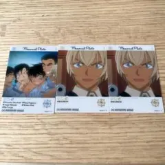 名探偵コナン エモカ emoca 安室透 警察学校　3枚セット