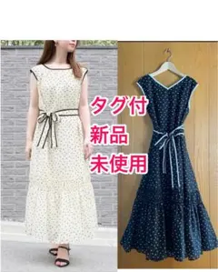 着物リメイク❀白大島紬フレアーワンピース❀麻の葉模様上質正絹 着物リメイク❀白大島紬フレアーワンピース❀麻の葉模様上質正絹
