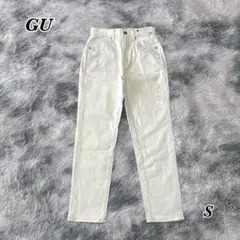 GU レディース　スリムテーパードアンクルジーンズ　S