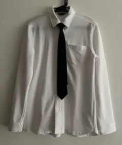 コムサイズム　ネクタイ付き長袖シャツ 150cm