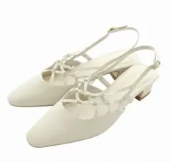 【極美品】ルタロン サンダル ローヒール ストラップ M 23.5cm