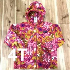 patagonia フリースジャケット 4T ピンク系