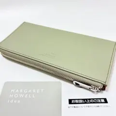 新品 マーガレット ハウエル アイデア MHLW3GT3 L字長財布 オリーブのサムネイル